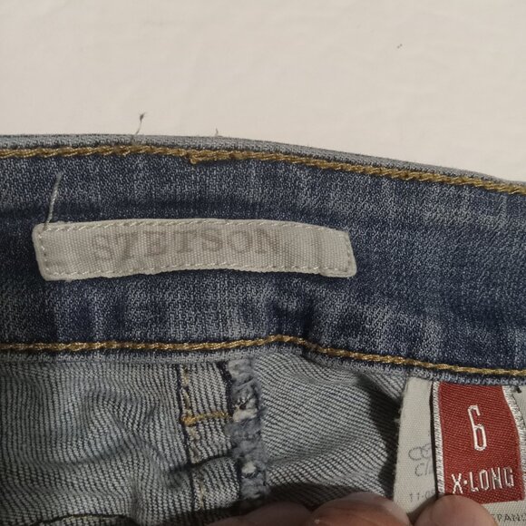 Stetson Women's 816 Classic Arrow Bootcut Jeans Size 6 X-Long - Picture 6 of 7